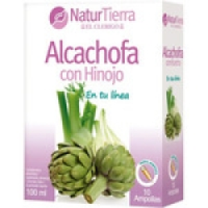 NATURTIERRA alcachofa con hinojo 10 ampollas envase 120 g