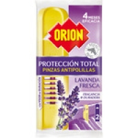 Hipercor  ORION pinza antipolillas protección total perfume lavanda fr