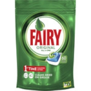 Hipercor  FAIRY detergente lavavajillas todo en 1 original envase 60 p