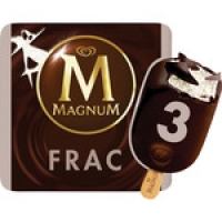 Hipercor  MAGNUM Frac helado de nata con chocolate negro sin gluten 3 
