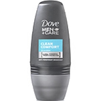 Hipercor  DOVE desodorante roll-on For Men Clean Comfort sin alcohol e