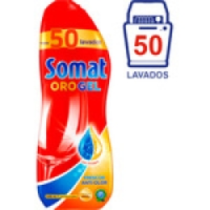 SOMAT detergente lavavajillas Oro gel frescor anti-olor con