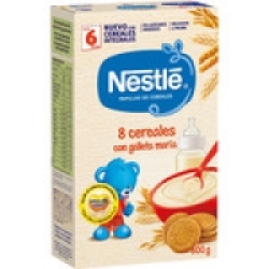 NESTLE 8 Cereales papilla con galleta María desde 6 meses en