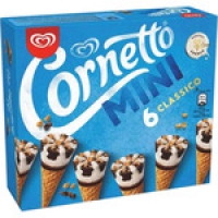 Hipercor  CORNETTO mini conos de helado classico 6 unidades estuche 36
