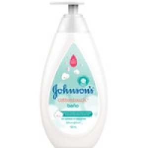 JOHNSONS Cotton Touch gel de baño infantil sin sulfatos ni
