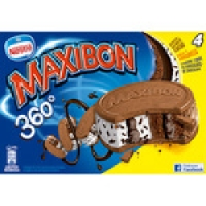 Hipercor  NESTLE MAXIBON 360º sándwich helado de chocolate, stracciate