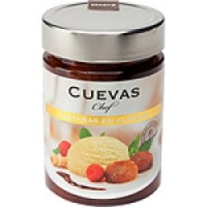 CUEVAS castañas en almíbar ligero frasco 240 g neto escurrid