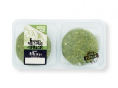 Burger de pavo y pollo con espinacas 2.79 €