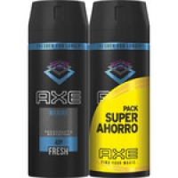 Hipercor  AXE desodorante Marine pack 2 spray 150 ml