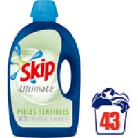 Hipercor  SKIP Ultimate detergente máquina líquido Powergel triple pod