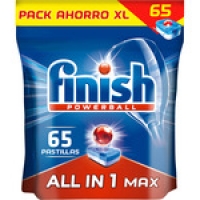 Hipercor  FINISH detergente lavavajillas Powerball Todo en 1 Max bolsa