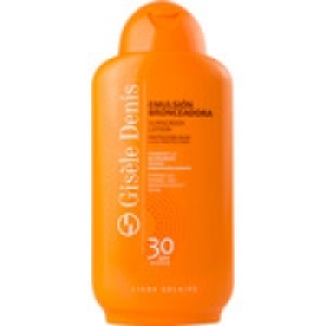 Hipercor  GISELE DENIS emulsión bronceadora FP-30 con vitaminas C y E 