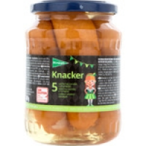 Hipercor  EL CORTE INGLES salchichas Knacker 6 unidades frasco 400 g n