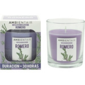 Hipercor  AMBIENTAIR ambientador vela aroma romero