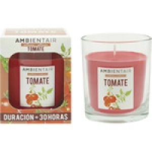 AMBIENTAIR ambientador vela aroma tomate en rama