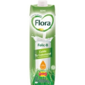 FLORA FOLIC B Semi bebida láctea de leche desnatada con 1,6%