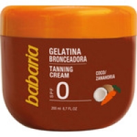 Hipercor  BABARIA gelatina bronceadora Coco/Zanahoria FP-0 tarro 200 m