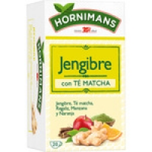 HORNIMANS infusión de jengibre con té matcha, regaliz, manza 1.95 €