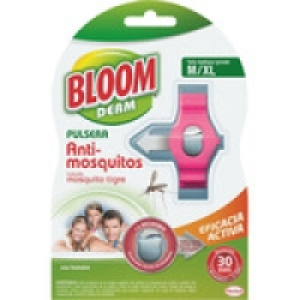 Hipercor  BLOOM Derm pulsera repelente de mosquitos Común y Tigre tall