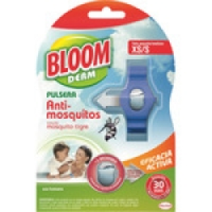 Hipercor  BLOOM Derm pulsera repelente de mosquitos Común y Tigre tall