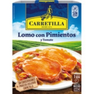 CARRETILLA lomo con pimientos y tomate sin gluten envase 250 2.60 €