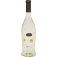 Hipercor  CANTI vino blanco pinot grigio Veneto de Italia botella 75 c