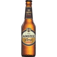 Hipercor  AMSTEL ORO cerveza tostada botella 33 cl