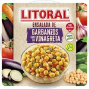 LITORAL ensalada de garbanzos con su vinagreta sin gluten bo