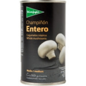 EL CORTE INGLES champiñon entero lata 185 g neto escurrido