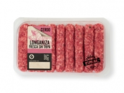 Longaniza de cerdo sin tripa 0.99 €