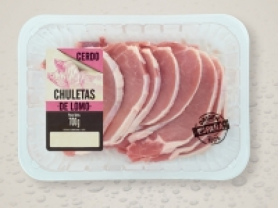 Chuletas de lomo de cerdo 2.19 €