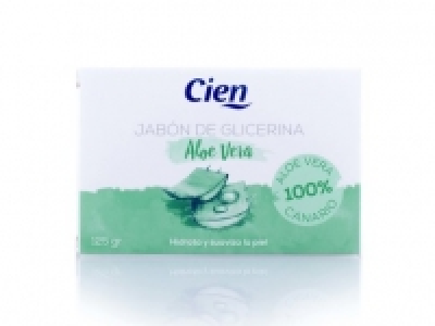 Cien® Jabón de glicerina manos aloe vera 1.29 €