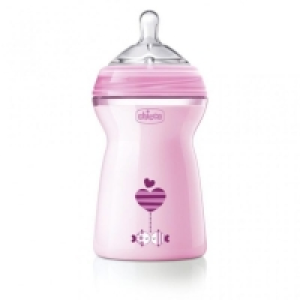 Prenatal  BIBERÓN NATURALFEELING SILICONA 6m + 330ml ROSA