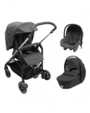 Prenatal  COCHECITO 3 PIEZAS CITY WAVE GREY