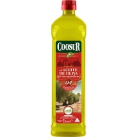 Hipercor  COOSUR aceite de oliva suave 0,4º botella 1 l