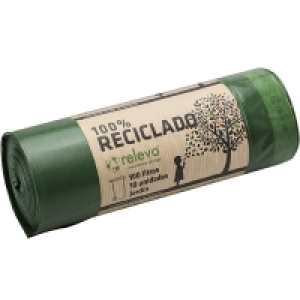 RELEVO bolsas de basura 100% reciclado para jardín 100 litro 2.99 €