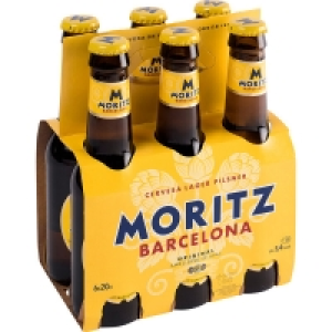 MORITZ cerveza rubia nacional botella Pack 6 botellas 20 cl 3.42 €