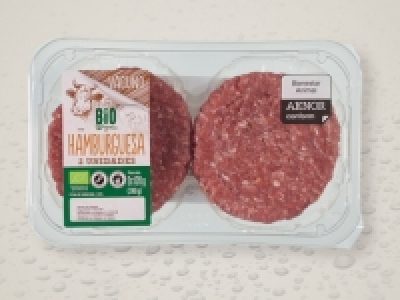 Hamburguesa de vacuno ecológica 1.79 €