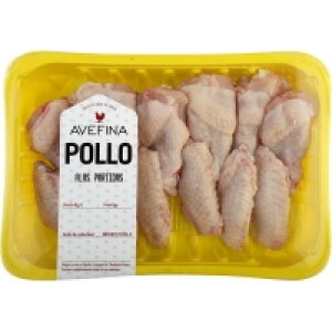 AVEFINA alas partidas de pollo 6 unidades peso aproximado ba