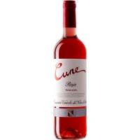 Hipercor  CUNE vino rosado D.O. Rioja botella 75 cl