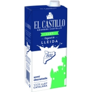 EL CASTILLO leche semidesnatada envase 1 l 0.79 €