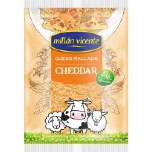 MILLAN VICENTE queso rallado cheddar bolsa 150 g 1.99 €