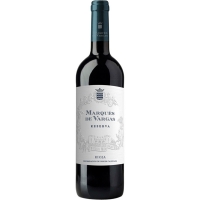 Hipercor  MARQUES DE VARGAS vino tinto reserva D.O. Rioja botella 75 c