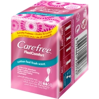 Hipercor  CAREFREE protege slips Flexicomfort Fresh caja 20 unidades