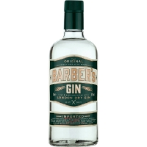 Hipercor  BARBER ginebra inglesa botella 70 cl