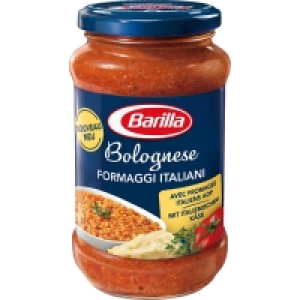 BARILLA salsa boloñesa con queso italiano frasco 400 g