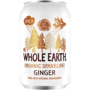 WHOLE EARTH refresco de jengibre sin azúcar ecológico lata 3