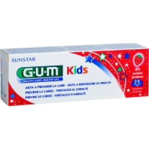 G.U.M Kids gel dentífrico infantil de 2 a 6 años sabor fresa 2.35 €