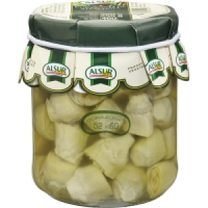 ALSUR corazones de alcachofa 52-60 piezas frasco 250 g neto  5.95 €