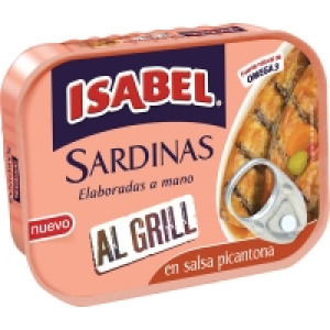 ISABEL sardinas elaboradas a mano al grill en salsa picanton 2.19 €